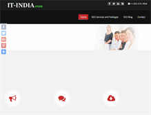 Tablet Screenshot of it-india.com
